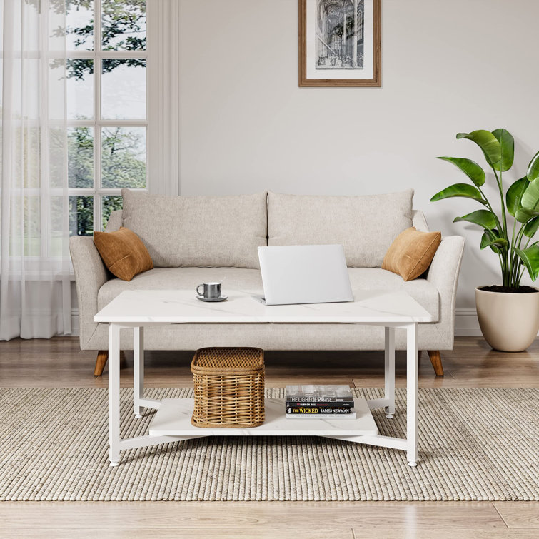 VonHaus 4 Legs Coffee Table with Storage Wayfair.co.uk